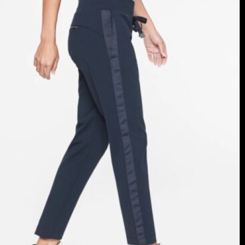 Athleta Metro Downtown Ankle Pants - Navy Blue, Size Small